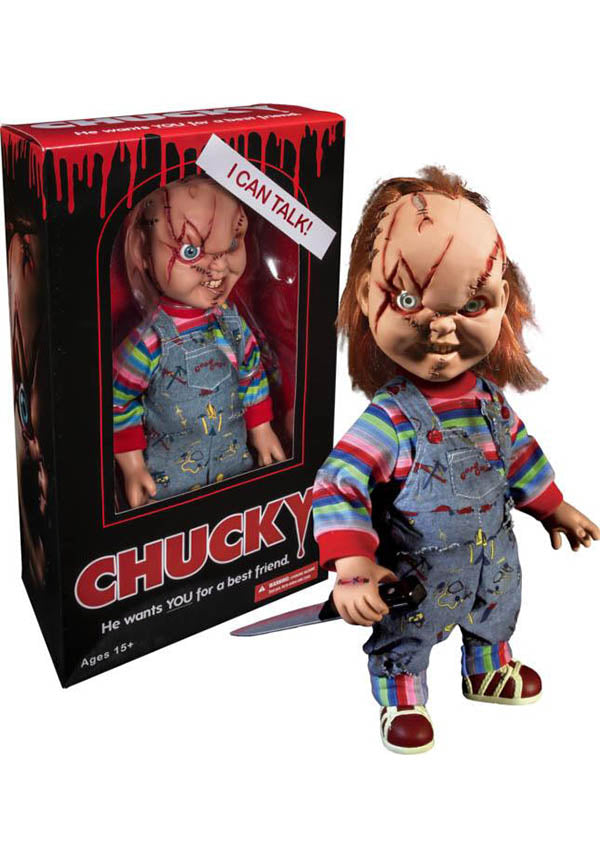 Child's Play Collectible Talking Chucky 15-Inch Action Figure