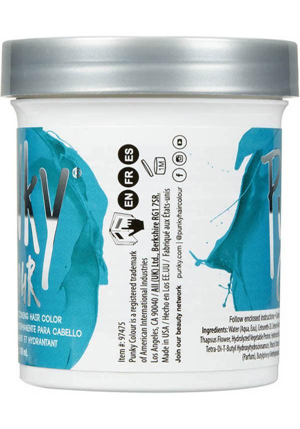 Turquoise Semi - Permanent Conditioning Hair Colour by Punky Colour for Summer