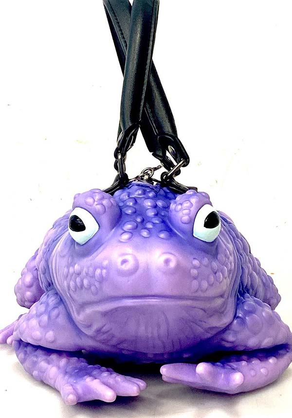 Lavender Toad Design Vegan Handbag for Lovers of Oddities, Cottage - Core, and Magical Creatures
