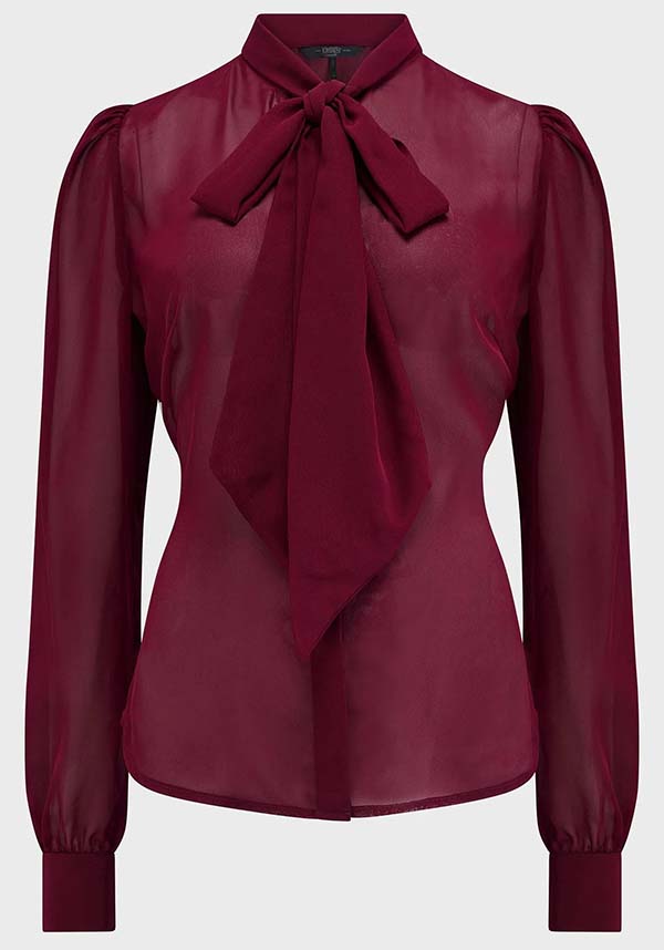 Top - Crimson Oracle | Elegant and Stylish