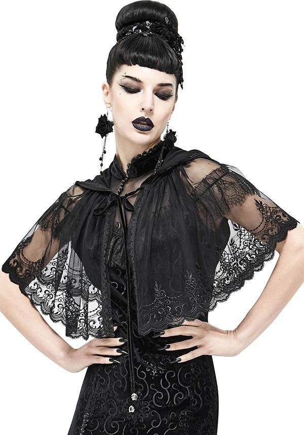 Void Century | Mysterious Hooded Capelet for a Spooky Look