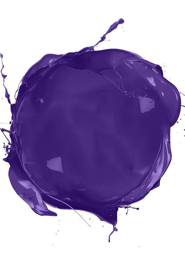 Punky Semi - Permanent Violet Hair Colour Dye for Magical Hair Transformation