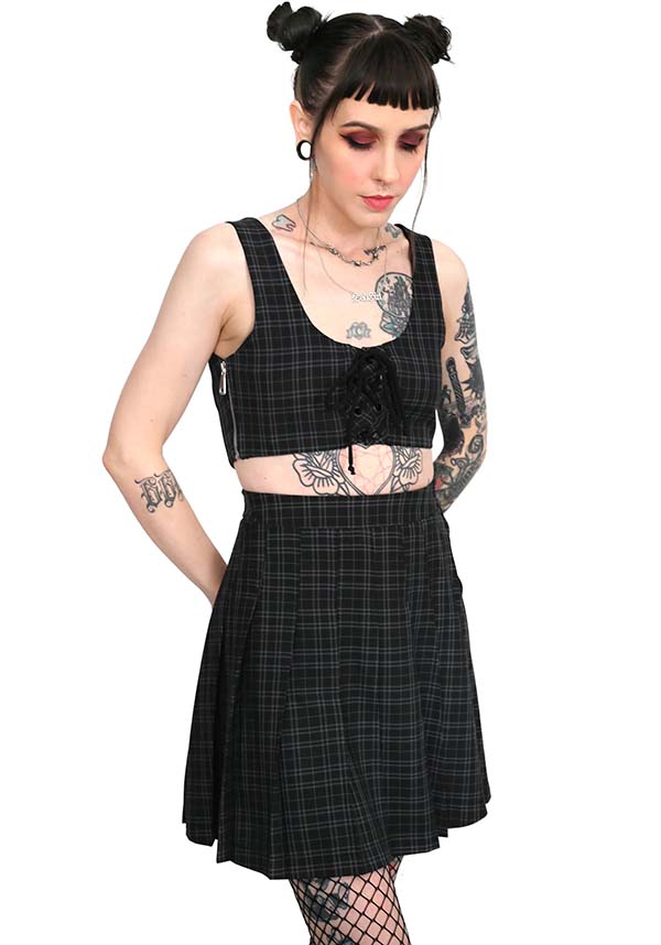 Dark Academy Style Corset Top for Women