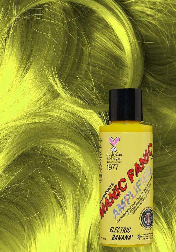 Manic Panic Electric Banana Amplified Semi - Permanent Hair Dye for Stunning Colour