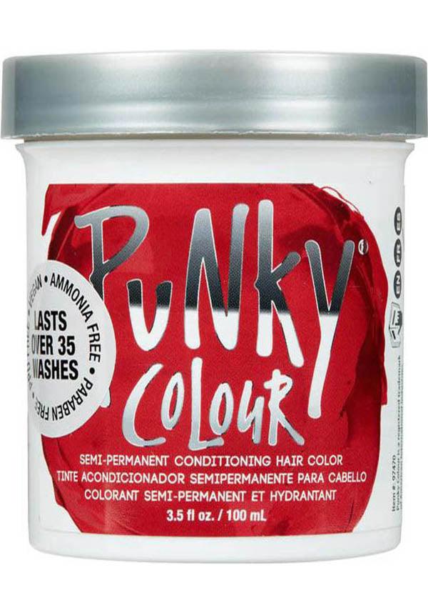 Vibrant Vermillion Red Semi - Permanent Conditioning Hair Colour