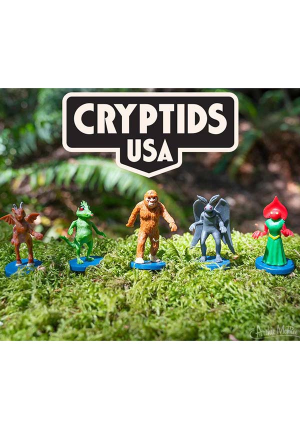 Collectible American Cryptid Figures Set - Cryptids USA