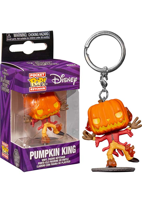 The Nightmare Before Christmas: 30th Anniversary Pumpkin King Collectible POP! Vinyl Figure Keychain