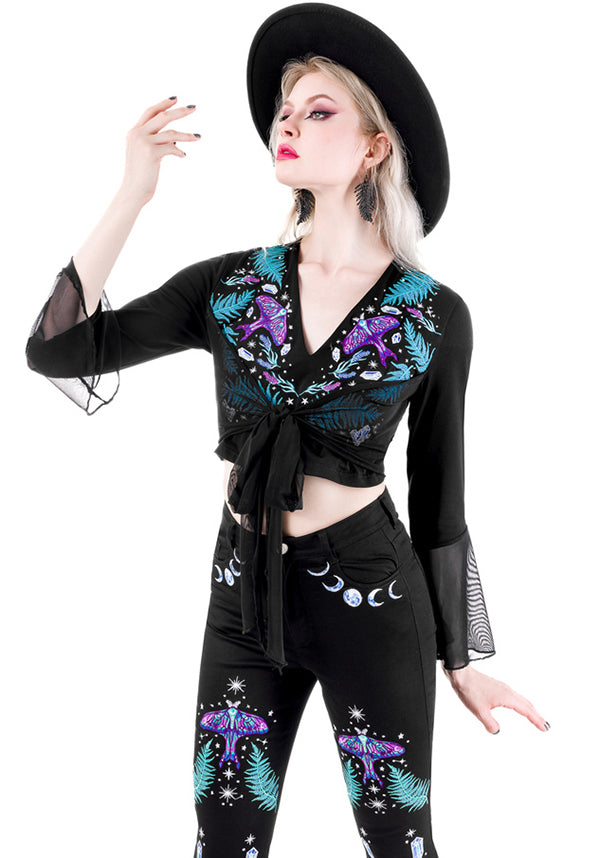 Enchanted Forest Inspired Women's Cropped Top