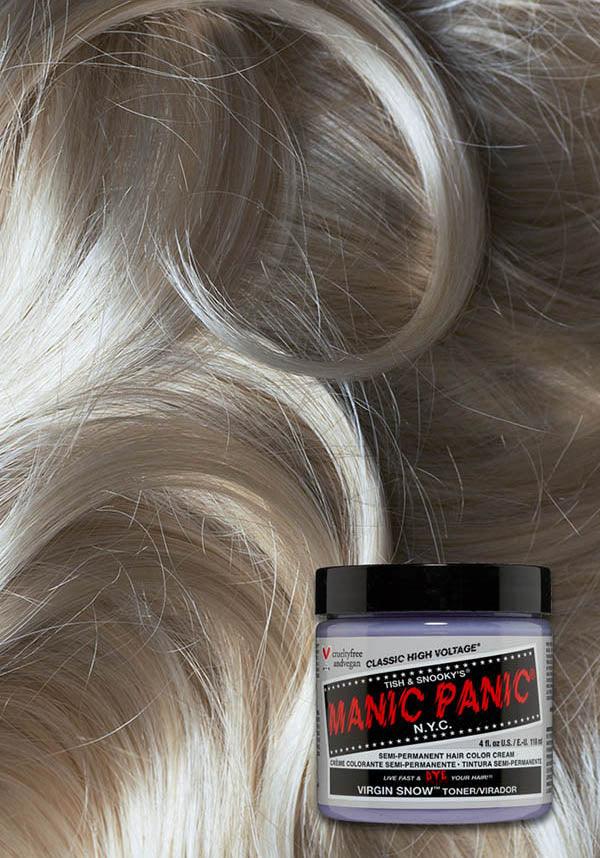 Virgin Snow: Classic Vegan Semi - Permanent Violet - Based Hair Toner