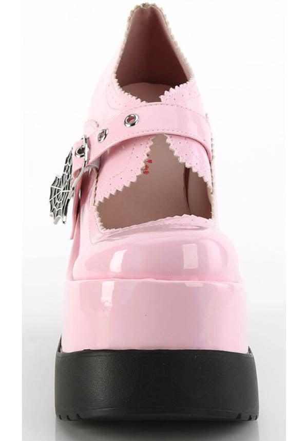 PREORDER: VOID-38 Pink Holo Patent Platform Shoes