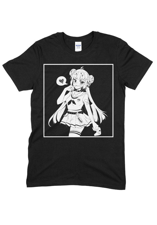 Anime and Gothic Inspired Unisex Usagi T-Shirt
