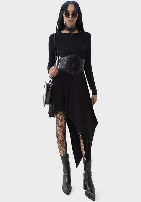 Crescent Doom Star - Inspired Midi Dress