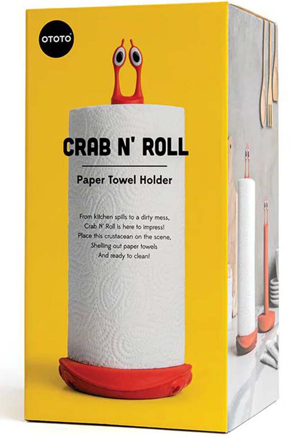 Adjustable and Durable Crab-Shaped Paper Towel Holder