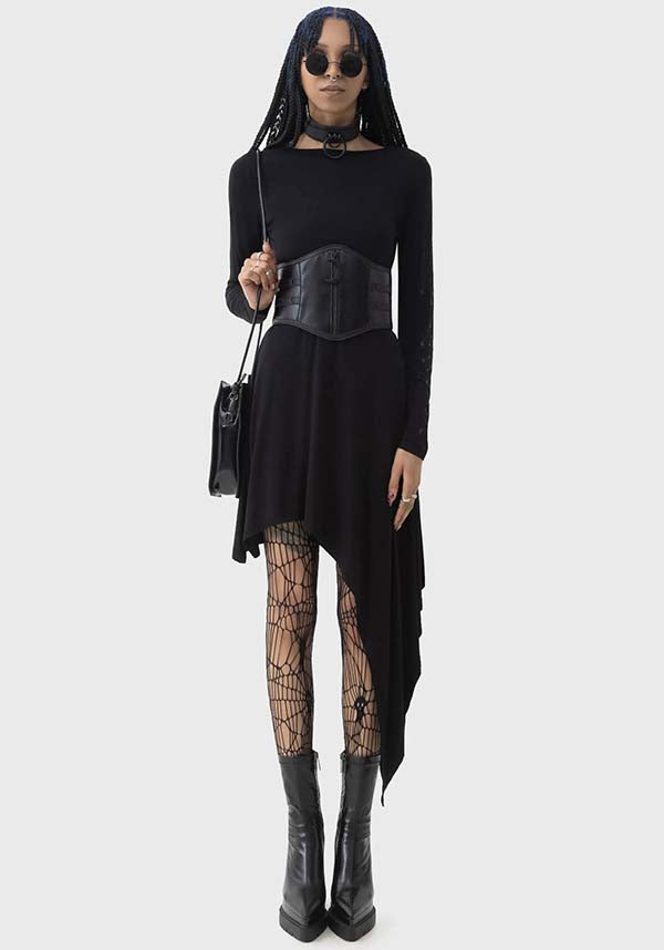 Crescent Doom Star - Inspired Midi Dress