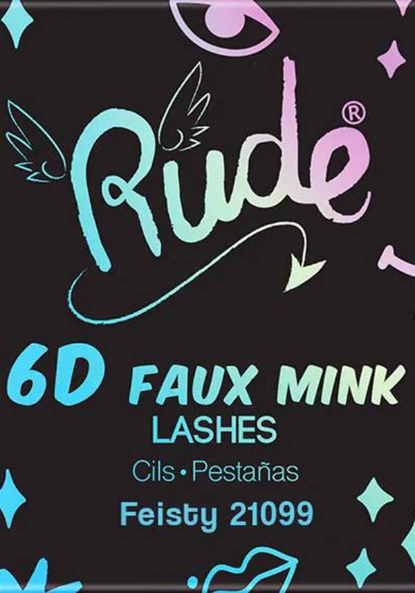 Rude Essential 6D Faux Mink Lashes - 25mm for Maximum Volume