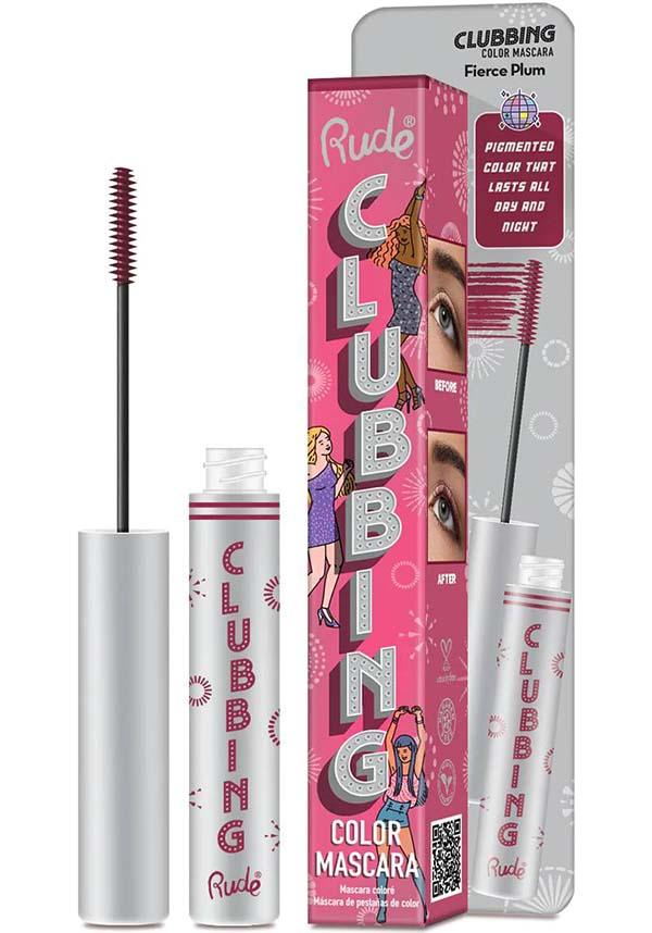 Rude's Clubbing Color Mascara in Fierce Plum Shade