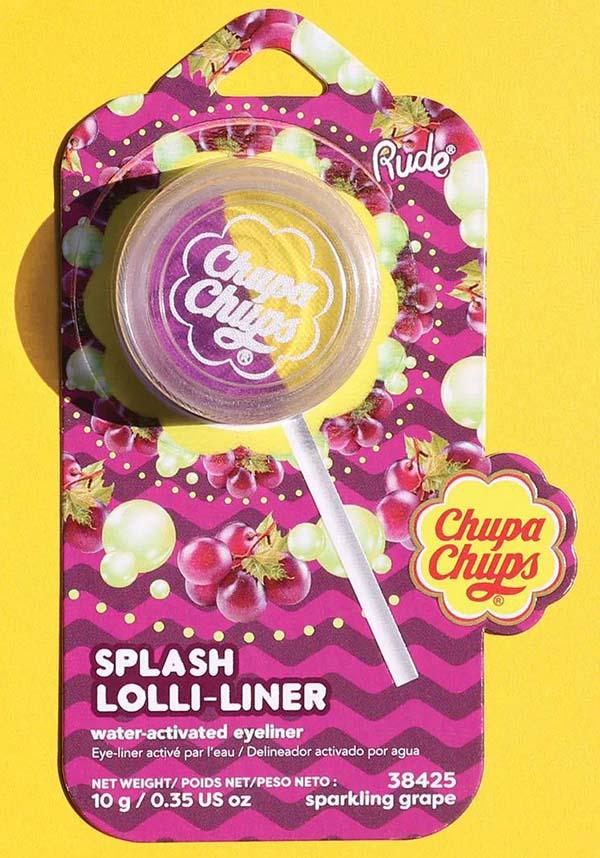Chupa Chups Sparkling Grape Splash Lolli Liner - 5 Flavors, Double Colors