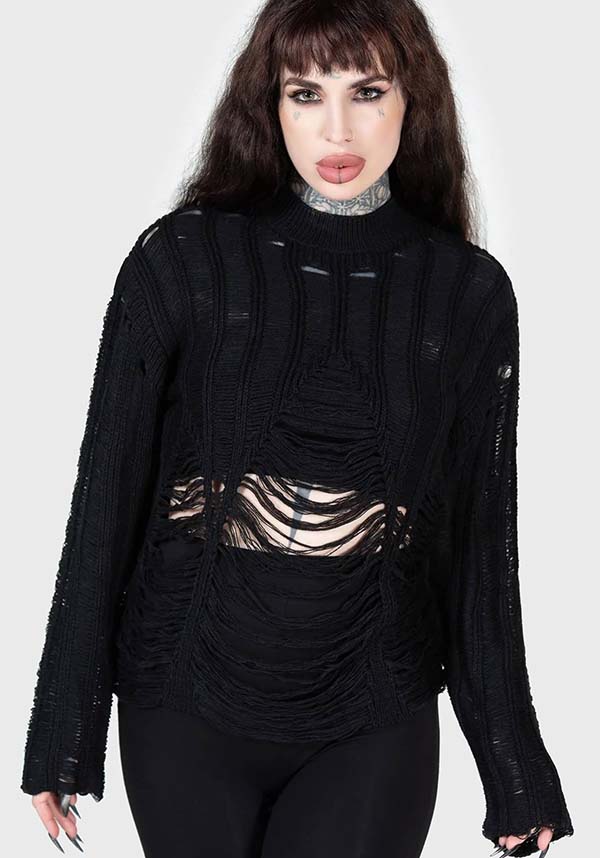 Crypt Convert Men's and Women's Stretch Knit Sweater