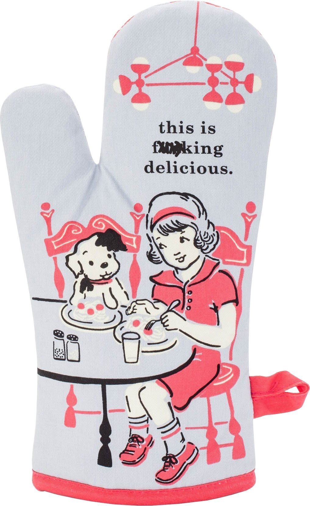 Super-insulated 100% Cotton Oven Mitt - Delicious Cooking Essential