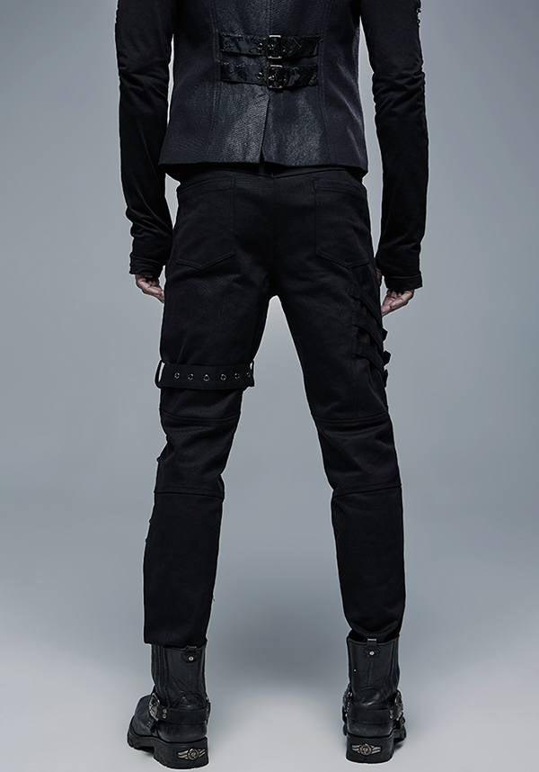 Underworld Vanquish Punk-Style Cotton Blend Statement Pants