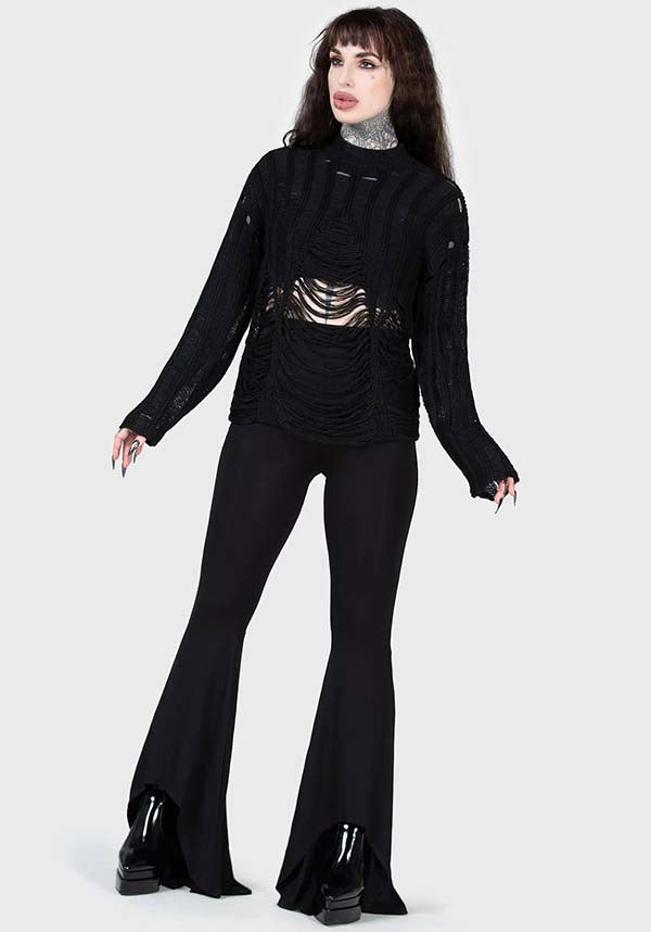 Crypt Convert Men's and Women's Stretch Knit Sweater