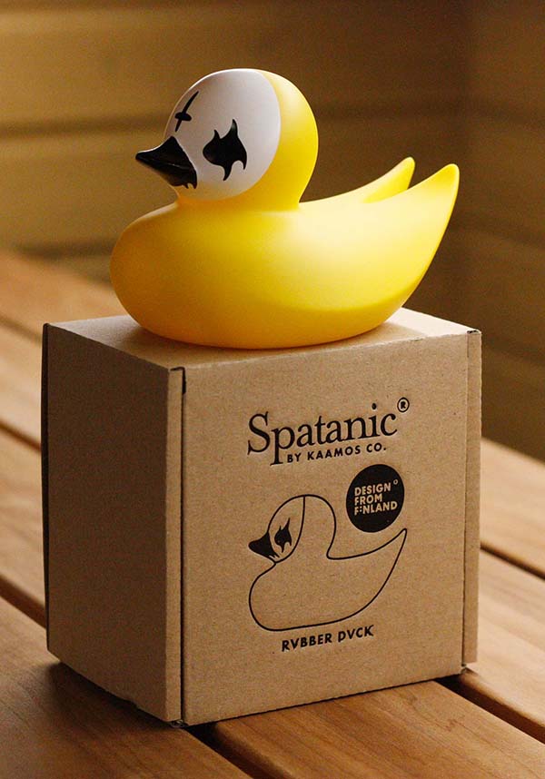 Satanic Design Corpse Paint Rubber Duck Bath Toy