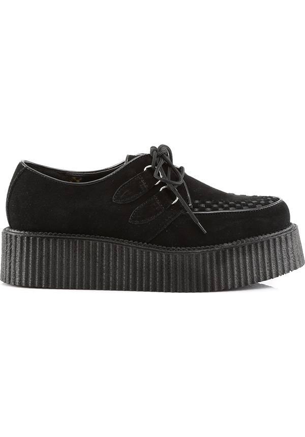 Demonia Pre - order CREEPER - 402S Platform Creepers in Black Color