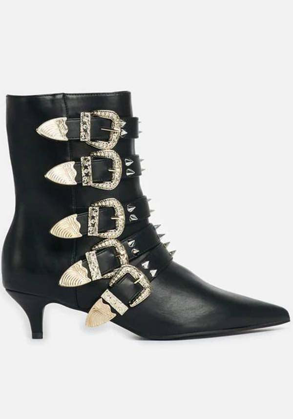 Summer Must-Have Traitor Zone Spiked Heeled Punk Boots