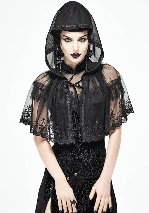 Void Century | Mysterious Hooded Capelet for a Spooky Look