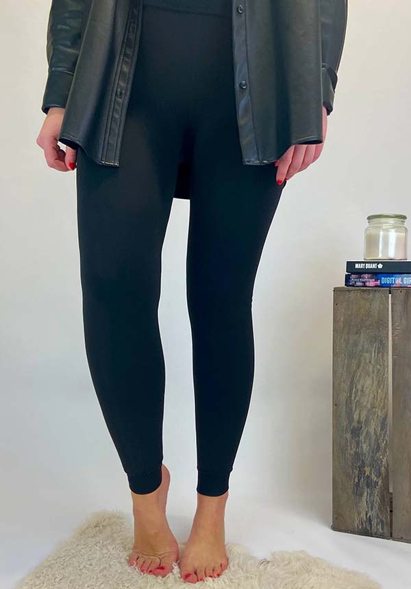 Pamela Mann Fleece Lined Footless Tights for Curvy Figures