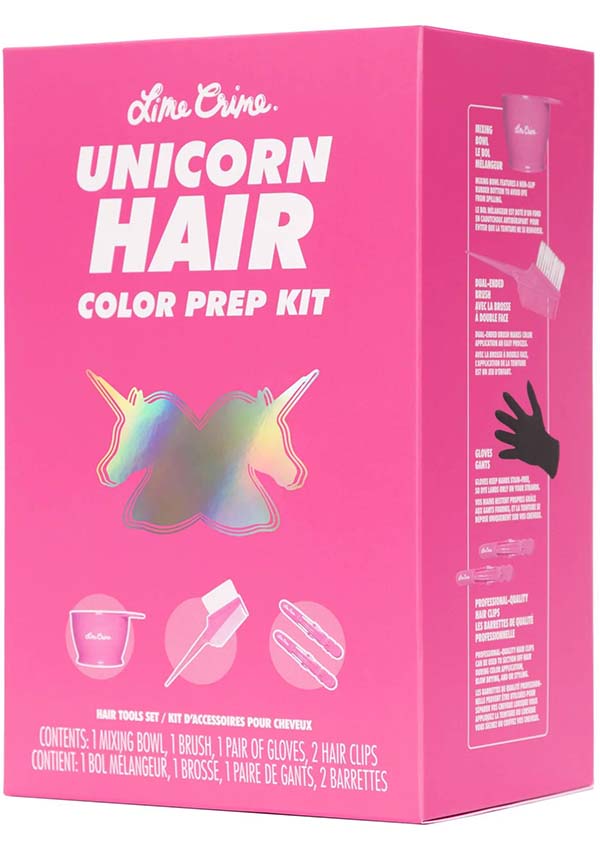 Unicorn-themed DIY Hair Dye Colour Preparation Kit