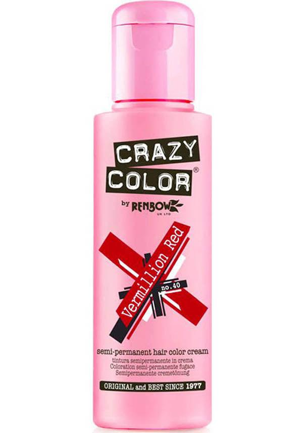Vermillion Red Semi - permanent Hair Colour for Bold Queens