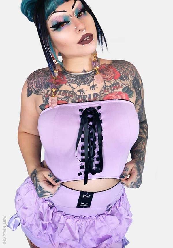 Lavender Fleur | Soft 4 - Way Stretch Tube Top