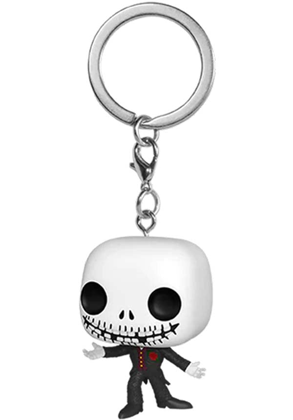 The Nightmare Before Christmas 30th Anniversary - Formal Jack Skellington Pocket Pop! Keychain Collectible Item