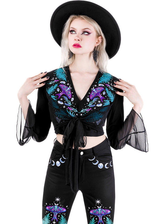 Enchanted Forest Inspired Women's Cropped Top
