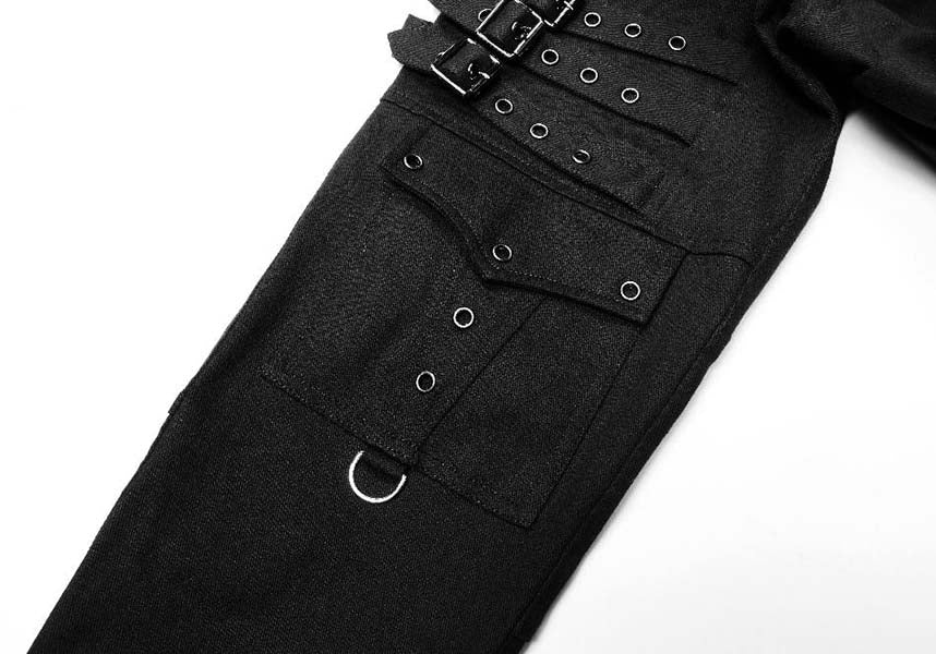 Underworld Vanquish Punk-Style Cotton Blend Statement Pants