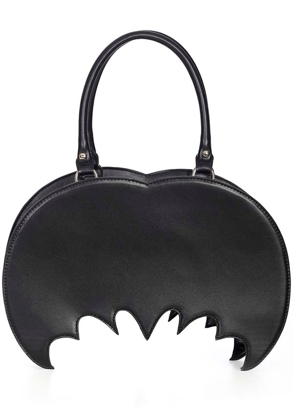 Lilac Cosmo Bat Faux Leather Handbag - Super Cute and Spooky