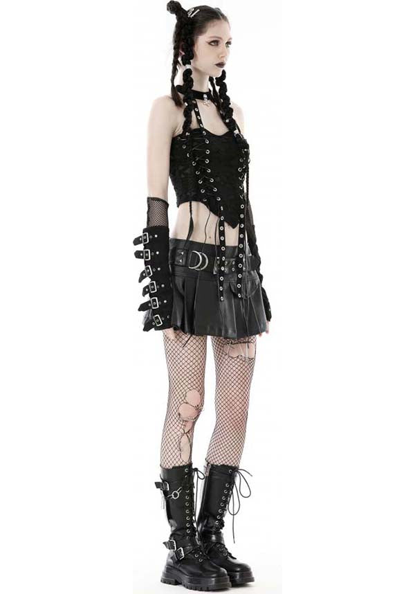 Unique and Eye - catching Complicated Halter Top for Fashion Lovers