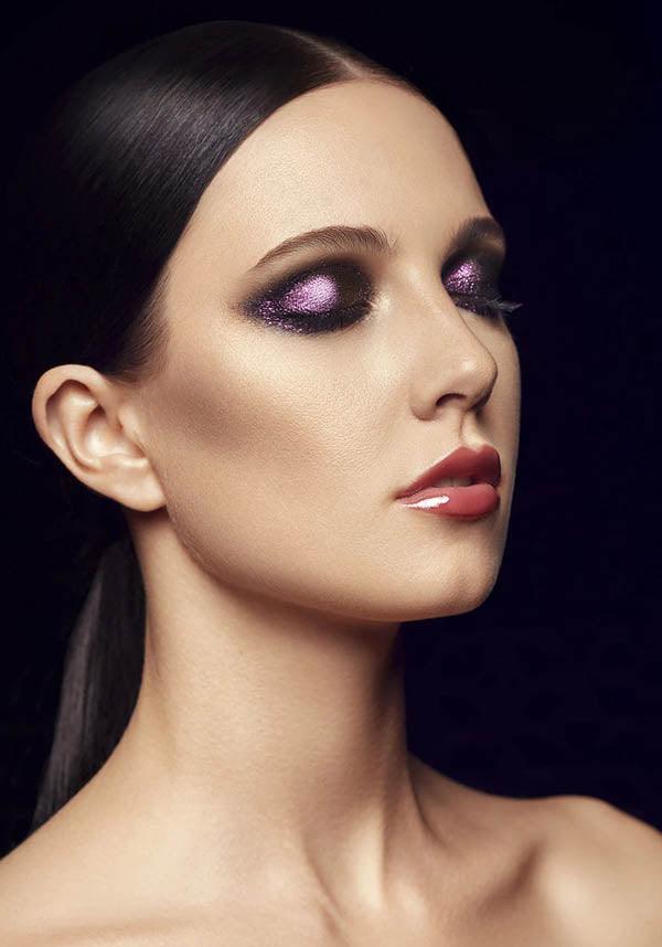 Cosmic Multi - Chrome Liquid Eyeshadow: Cosmos with Gold, Purple & Pink Pearls
