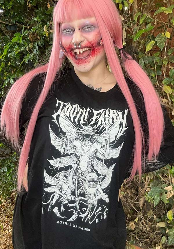 Scary Tooth Fairy Themed Cotton T - SHIRT for All