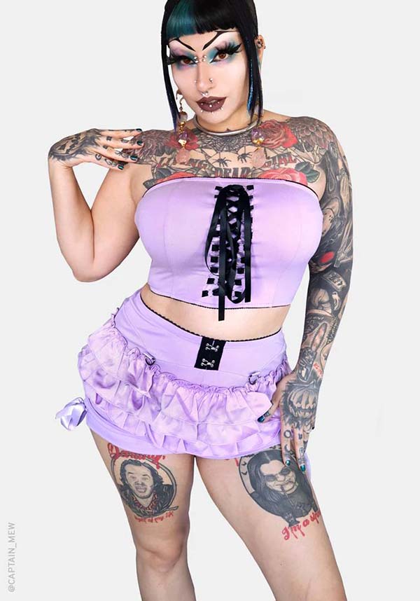 Lavender Fleur | Soft 4 - Way Stretch Tube Top