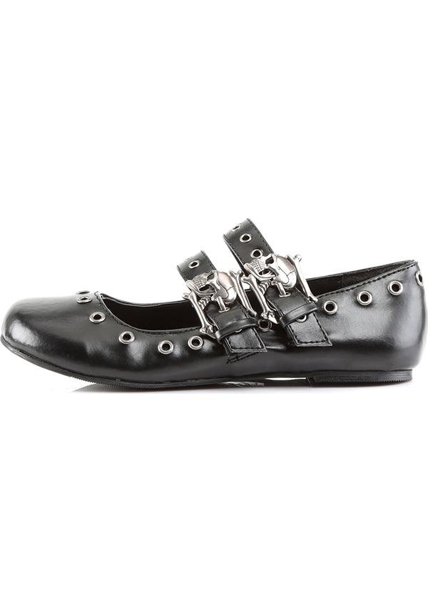 Pre - order Black DAISY - 03 Ballet Flats with Unique Design