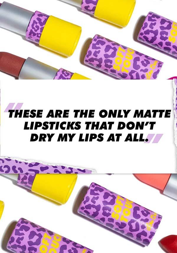 Twin Flame Soft Touch Lipstick: Buttery Matte with Unique Packaging