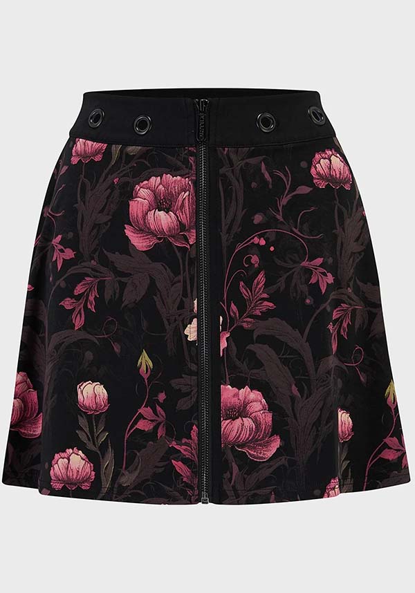 Cottage Chorus Floral Mini Skater Skirt