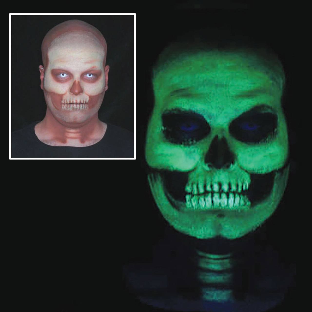 Mehron's Glow-in-the-Dark Fantasy FX Creamy Makeup for Easy Application