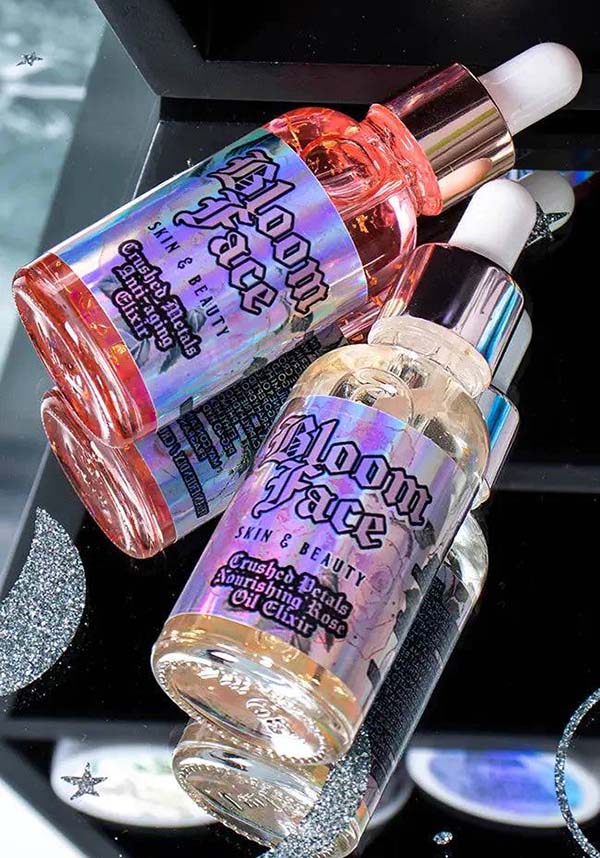 Bloomface Crushed Rose Petals Nourishing Facial Elixir with Rose Oil
