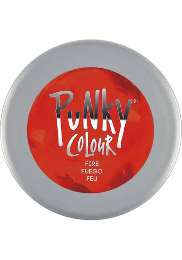 Punky Fire Red Semi - Permanent Conditioning Hair Colour for a Flaming New Look