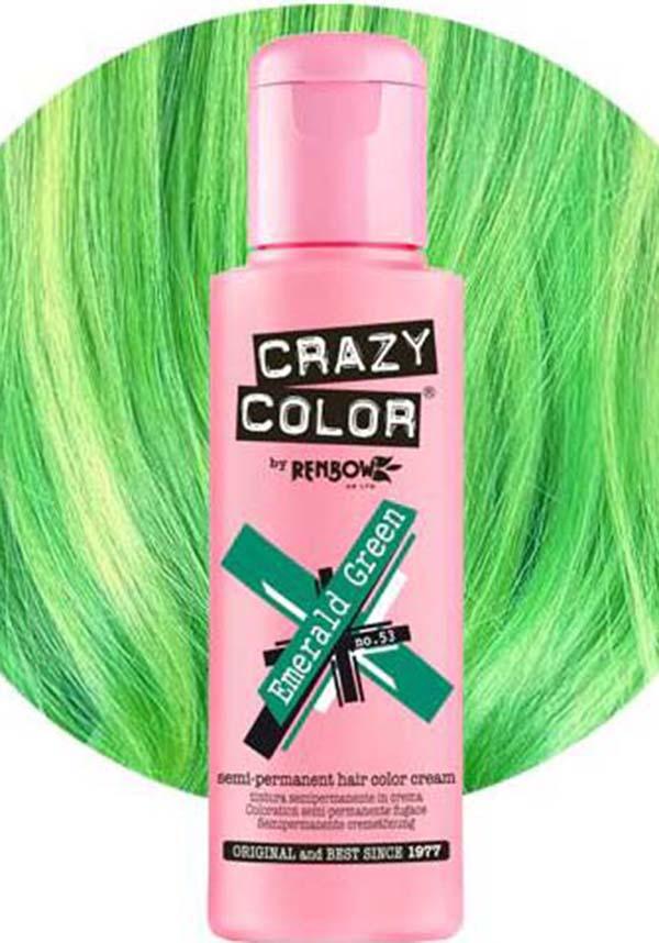 Emerald Green Semi - permanent Crazy Colour Hair Dye