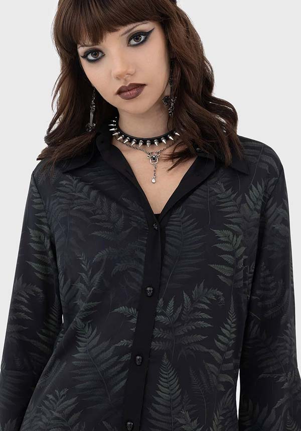 Equinoxx Fashionable Long - Sleeved Shirt with Unique Prints and Button Details