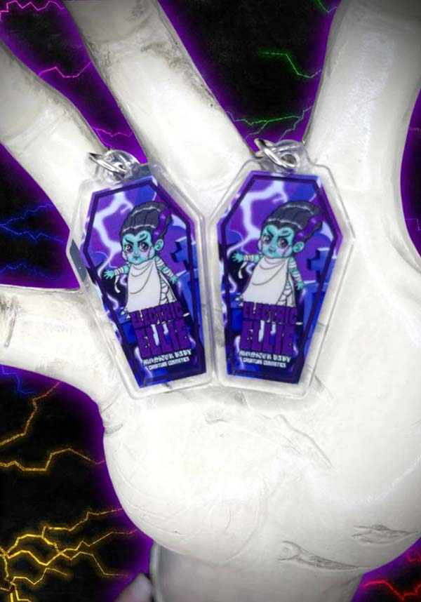 Creature Cosmetics Electric Ellie Monster Baby Inspired Acrylic Earrings